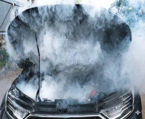olor a coche quemado